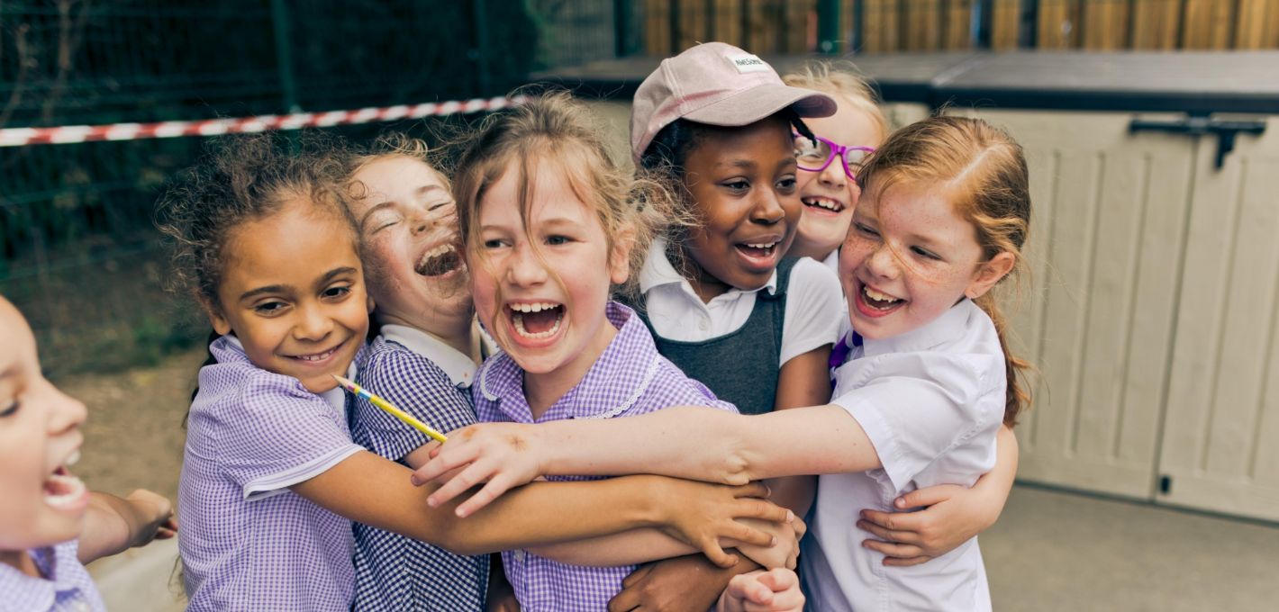 Pupils at Hatchlands Primary